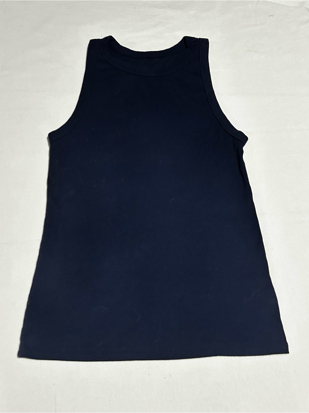 a new day Navy Ribbed Tank Top - Women's Sleeveless Tee